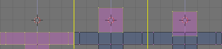 The sequence of adding the head.